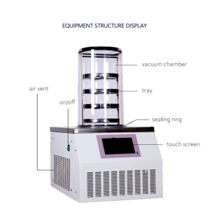 Desktop Vacuum Lyophilizer Machine Lab Freeze Dryer