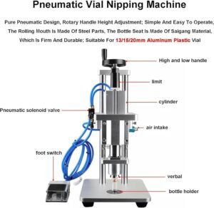 Pure Pneumatic TypE Vial Crimper Machine 2